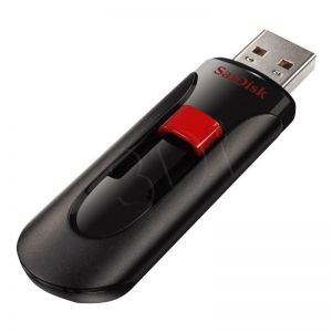 Sandisk Flashdrive CRUZER GLIDE 64GB USB 2.0 Czarno-czerwony