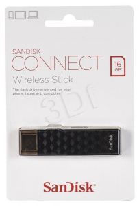 Sandisk Flashdrive Connect Wireless 16GB USB 2.0 czarny