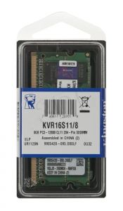 KINGSTON SODIMM DDR3 1600MHz KVR16S11/8G