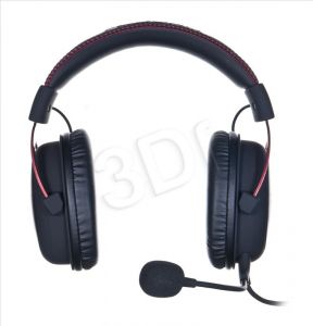 Słuchawki nauszne z mikrofonem Kingston HYPERX CLOUD II (Czerwony)