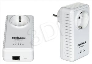 Edimax HP-6002ACK Powerline 600Mb/s 2szt. 1x1Gb/s Gniazdo AC (Pass Through 230V)