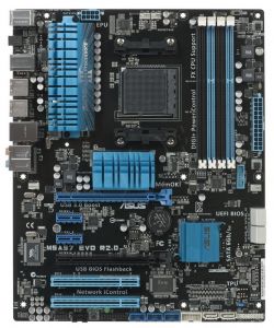 ASUS M5A97 EVO R2.0 AMD 970 Socket AM3+ (2xPCX/DZW/GLAN/SATA3/USB3/RAID/DDR3/CROSSFIRE)