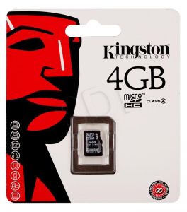 Kingston micro SDHC SDC4/4GBSP 4GB Class 4