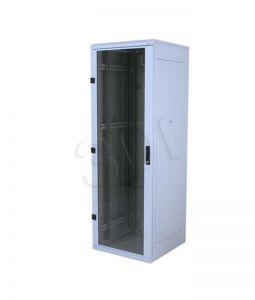 Triton Szafa rack 19\ stojąca RMA-37-A81-CAX-A1 (37U, 800x1000mm, przeszklone drzwi, kolor jasnosza