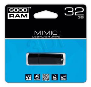 Goodram Flashdrive MIMIC 32GB USB 3.0 Czarny