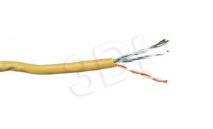 ALANTEC kabel UTP kat.5e PVC KIU5PVCY305 305m żółty
