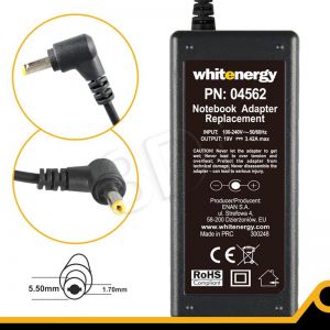 WHITENERGY ZASILACZ 19V/3.42A 65W wtyk 5.5x1.7 mm