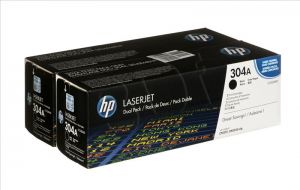 HP Toner HP304Ax2=CC530AD, Zestaw 2xBk, 2xCC530A