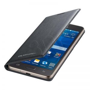 Samsung Etui do telefonu Flip Wallet 5\ Galaxy Grand Prime grafitowe