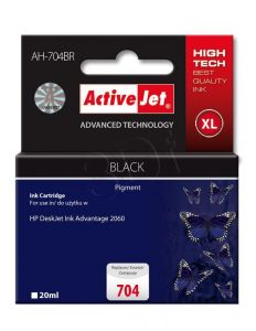 ActiveJet AH-704BR tusz czarny do drukarki HP (zamiennik HP 704 CN692AE) Premium