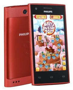 Smartphone Philips S309 4GB 4\ 4.4 Czerwony