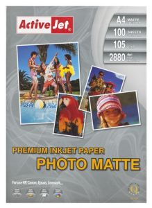 ActiveJet papier fotograficzny matowy AP4-105M100