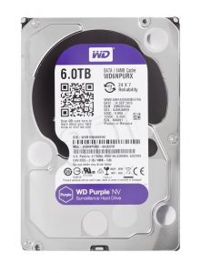 Dysk HDD Western Digital WD PURPLE NV 3,5\ 6000GB SATA III 64MB