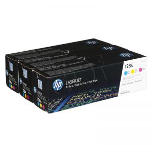 HP Toner HP128A=CF371AM, Zestaw CMY, CE321A+CE323A+CE322A