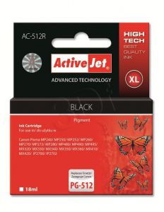ActiveJet AC-512R tusz czarny do drukarki Canon (zamiennik Canon PG-512) Premium