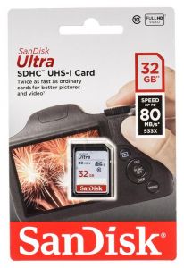 Sandisk SDHC Ultra 32GB Class 10