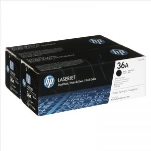 HP Toner HP36Ax2=CB436AD, Zestaw 2xBk, 2xCB436A