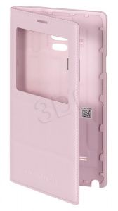 Samsung Etui do telefonu S-view Cover 5,7\ Galaxy Note 4 różowe