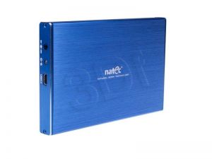 NATEC OBUDOWA USB 3.0 HDD/SSD 2.5\ RHINO ALUMINIUM SLIM LIMITED EDITION BLUE