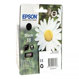 EPSON Tusz Czarny T1801=C13T18014010, 175 str., 5.2 ml