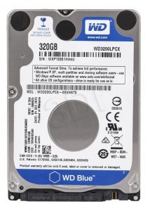 Dysk HDD Western Digital SCORPIO BLUE 2,5\ 320GB SATA III 16MB 5400obr/min WD3200LPCX