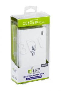 M-LIFE POWER BANK 10000 mAh DUAL USB